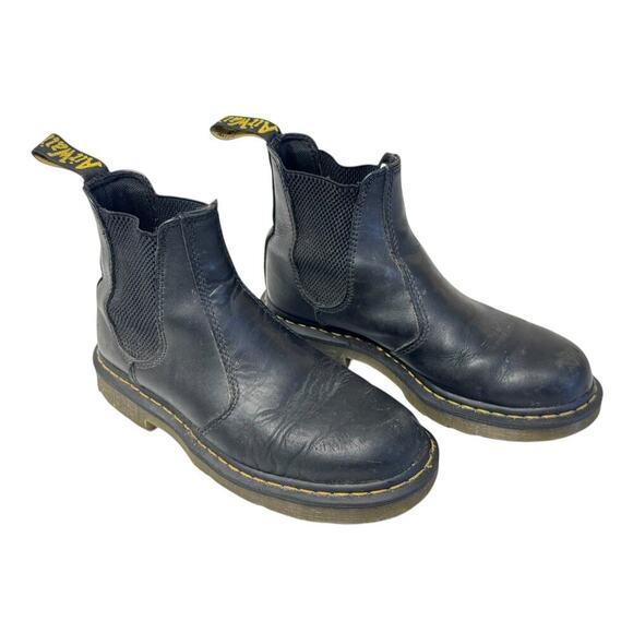 DR MARTEN’S Ambassador Black Leather Chelsea Combat Boots Men’s 8 Women’s 9 main image 12